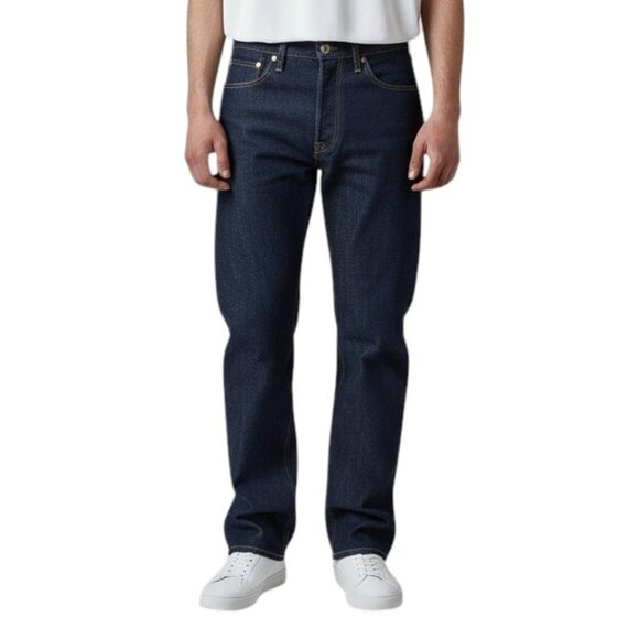 Levis 501 Original Fit Jeans Men's Size 36X36 Dark Rinse Stretch Denim NWT - Picture 2 of 13